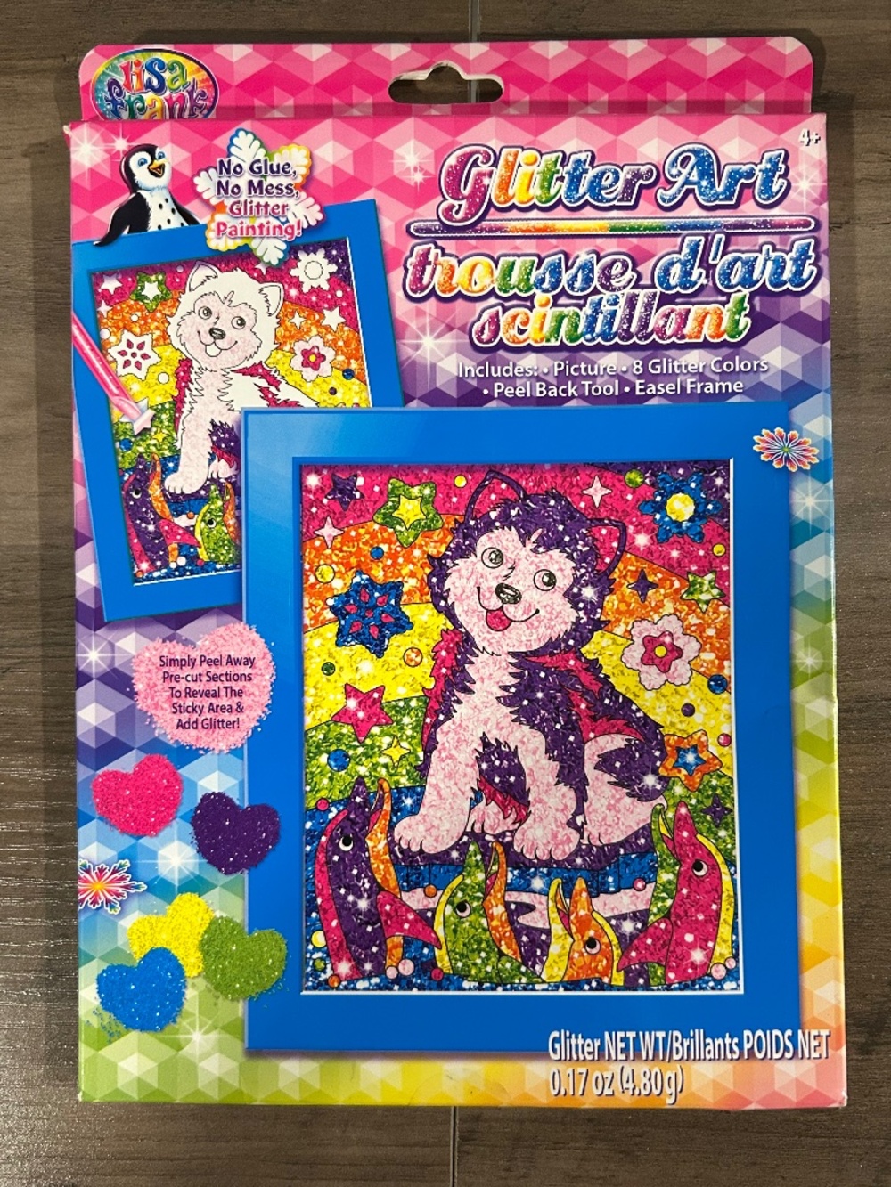 Lisa Frank Glitter Art kit - Glitzy, creative, crafty, retro